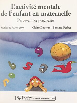 cover image of L'activité mentale de l'enfant en maternelle